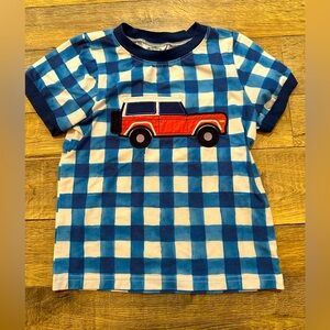 The Smocked Bear Truck Applique Tee